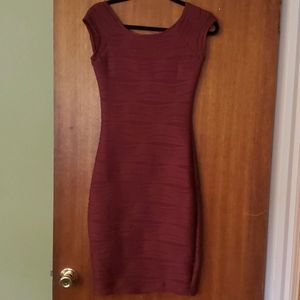 Maroon dress